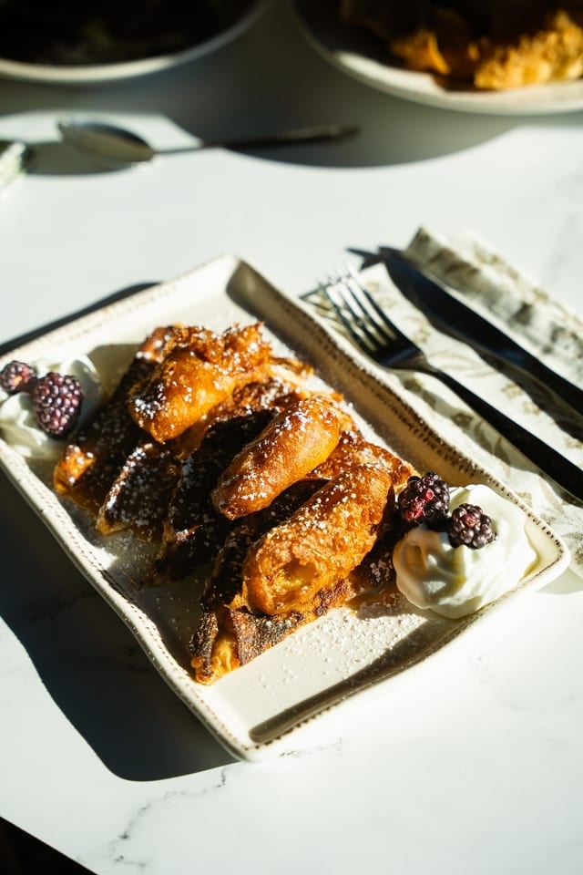 Banana Foster French Toast.