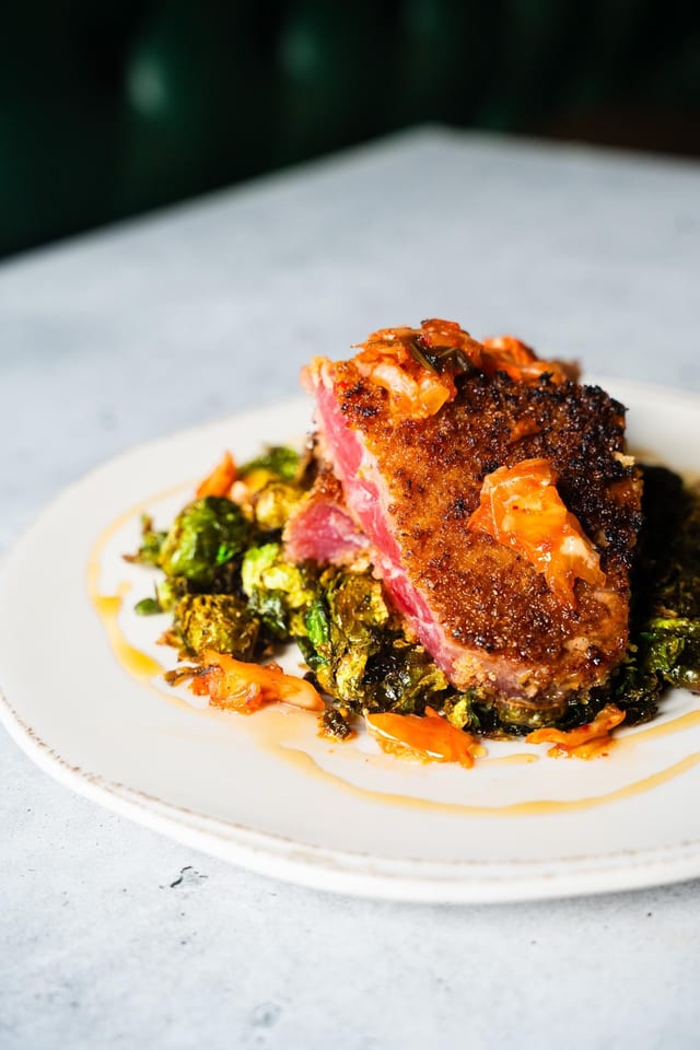Crusted Ahi Tuna.