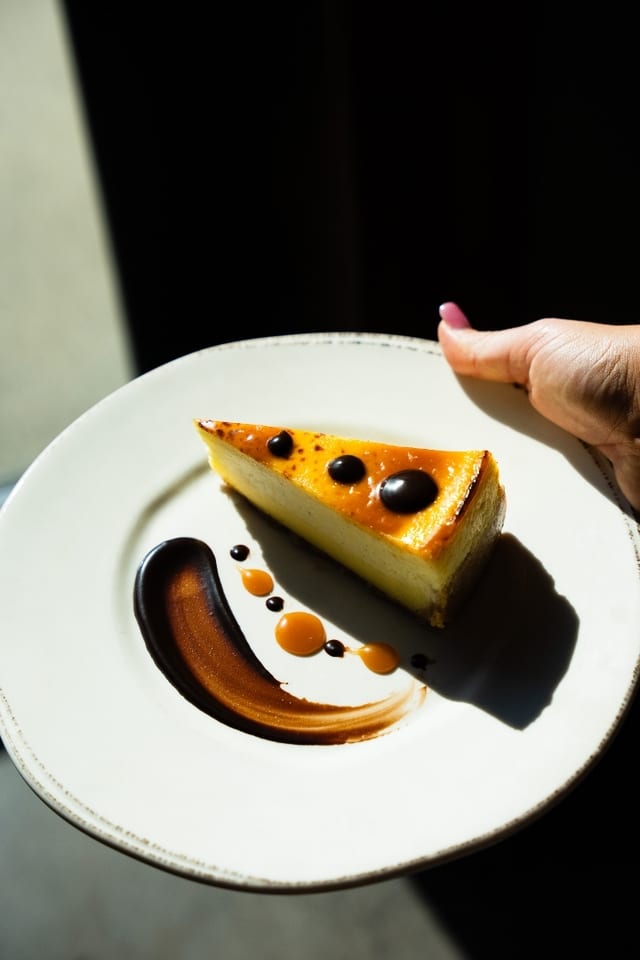 Creme Brûlée Cheesecake.
