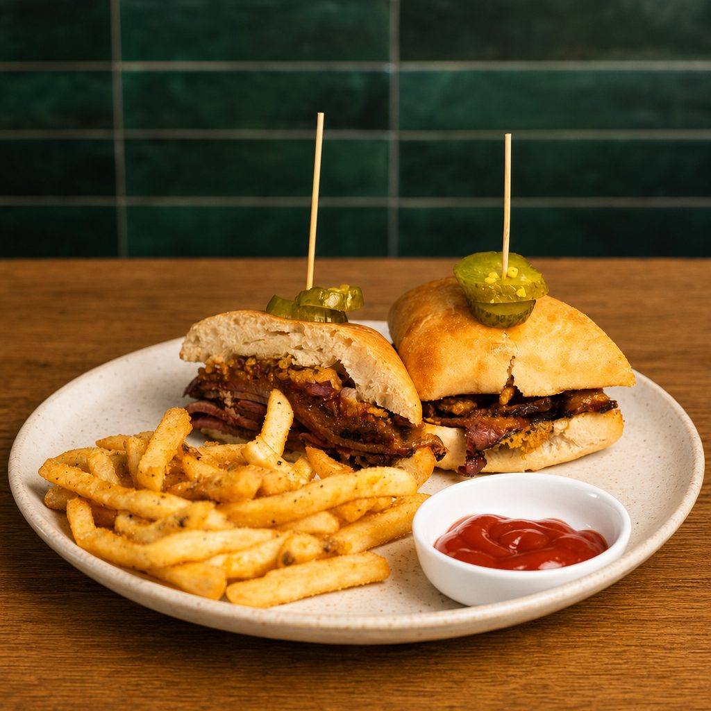 Brisket Sandwich.