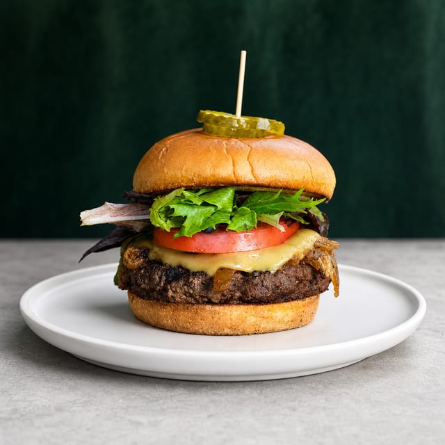 Smoked Gouda Burger.