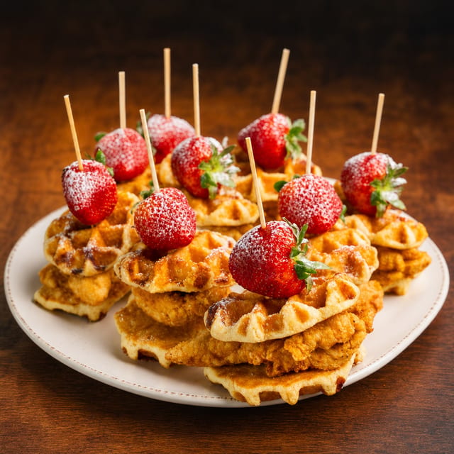 Chicken & Waffle Slider.
