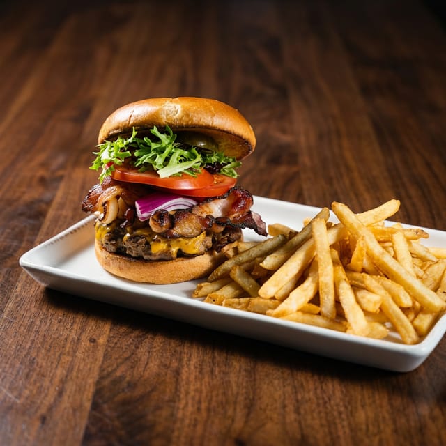 Bacon Cheddar Burger.