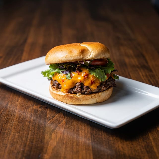 Smoked Gouda Burger.