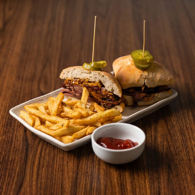 Brisket Sandwich.