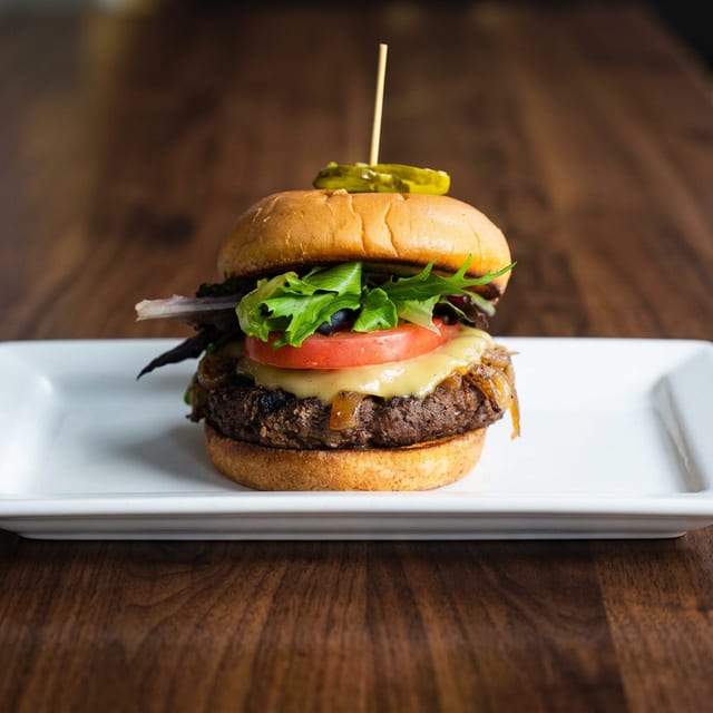 Smoked Gouda Burger.