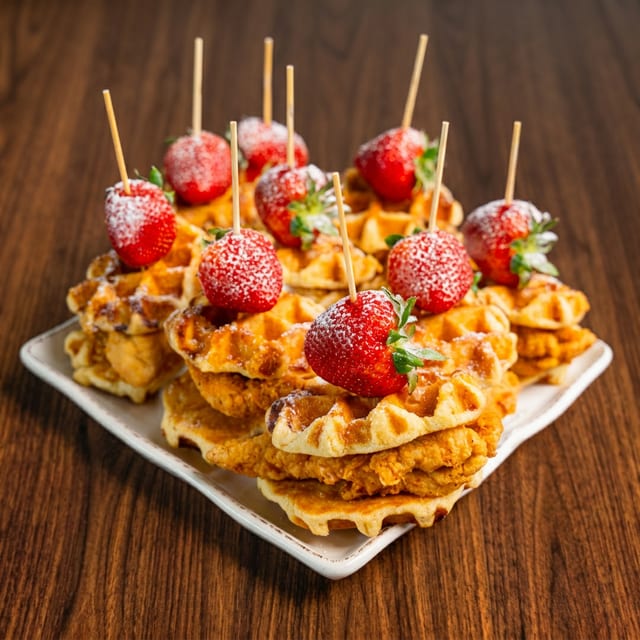 Chicken & Waffle Slider.