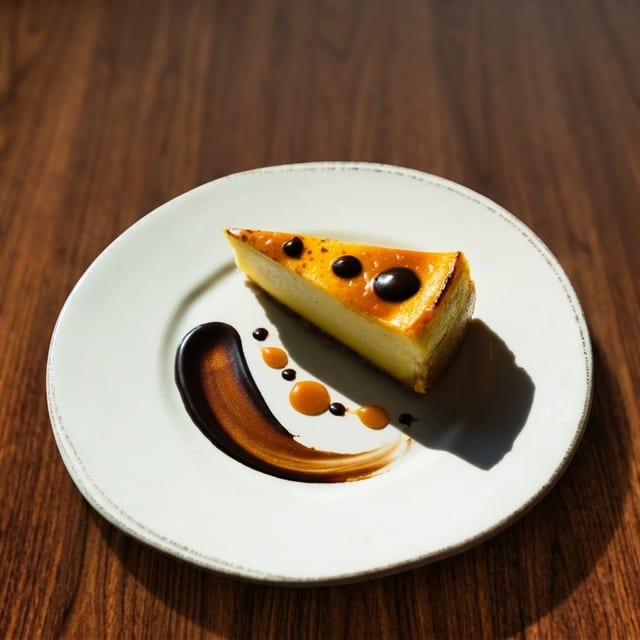 Creme Brûlée Cheesecake.